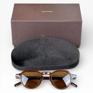 Tom Ford Sunglasses Crystal Brown TF877-D With Box And Case